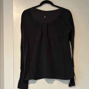 lululemon athletica Black Long Sleeve Blouse